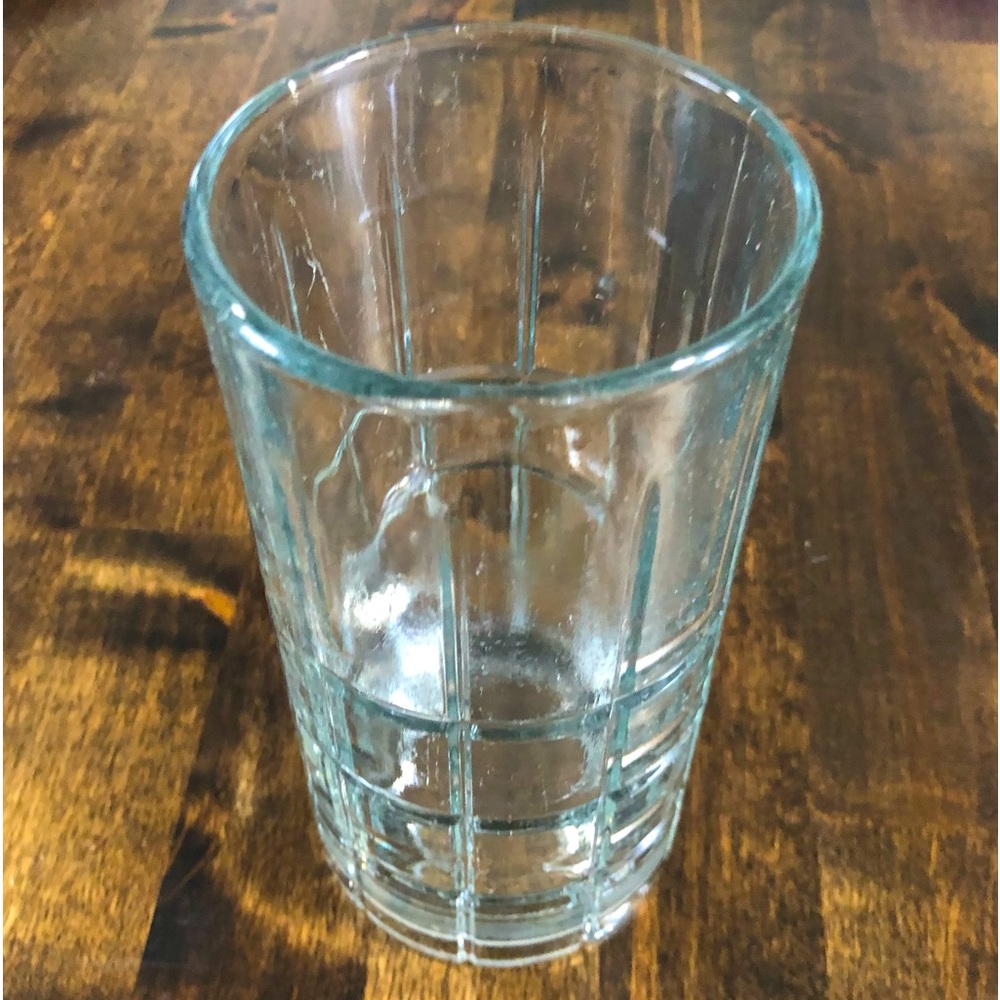 Vintage Anchor Hocking Tartan Manchester 16 oz Drinking Glass 1937-1968